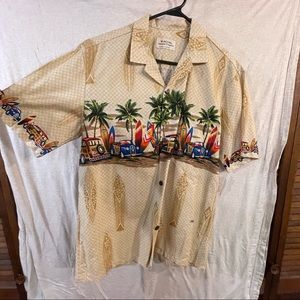 Cream/Tan Hawaiian Shirt